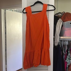 Orange dress from loft
